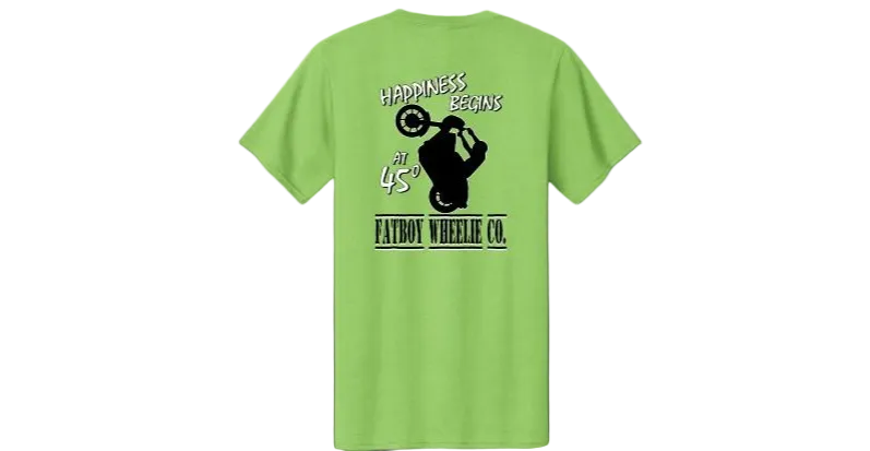 Happiness Begins At 45° T-Shirts